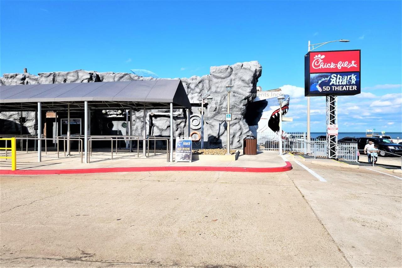 Casaazul-2605A-Couples Retreat By Beach & Pleasure Pier 1 Block Away- 2Bed 2Bath- 7 Minutes To Cruise Terminal Galveston Exterior foto